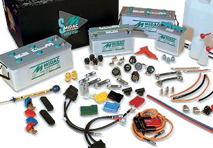 Batteries et pneus
